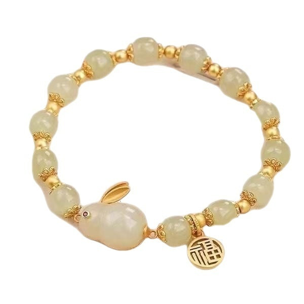 Jade Hare Bracelet For Women Special-interest Design