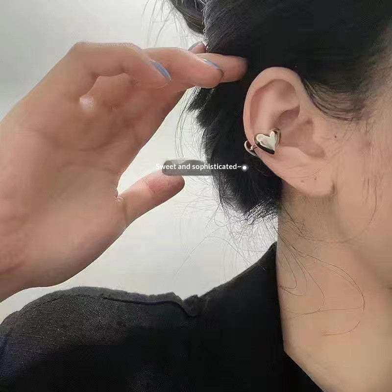Sleek Minimalist Geometric Hollow Metal Earrings
