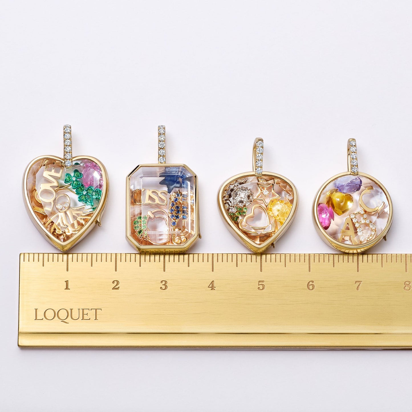 Retro Personalized Glass Photo Box Pendant