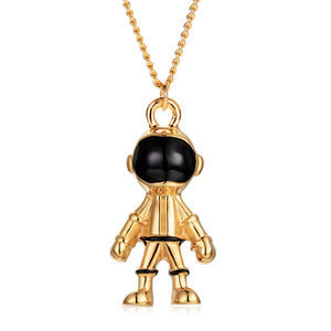 Fashion Trendy Short Clavicle Chain Simple Personality Wave Rose Gold Necklace
