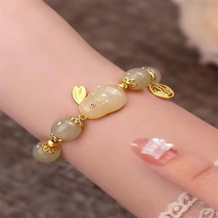 Jade Hare Bracelet For Women Special-interest Design