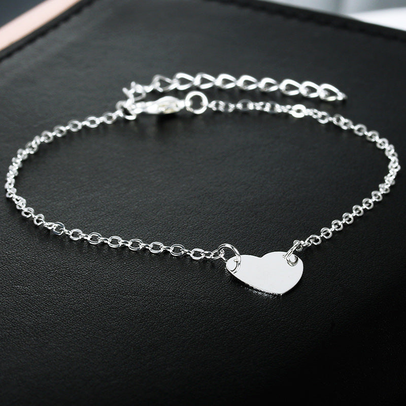 European And American Minimalist Love Necklace Bracelet