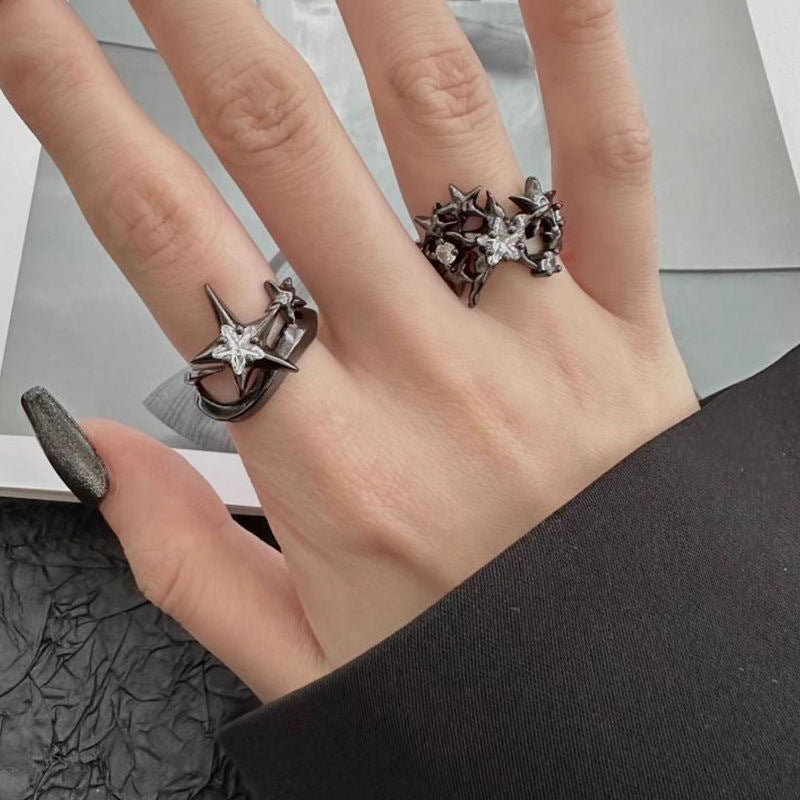 Starry High-end Dark-style Personalized Ring For Women
