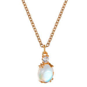 Fashion Trendy Short Clavicle Chain Simple Personality Wave Rose Gold Necklace