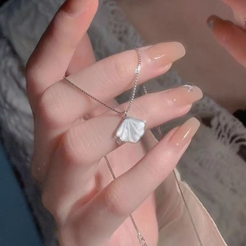 Moonstone Light Luxury And Simplicity All-match Necklace Clavicle
