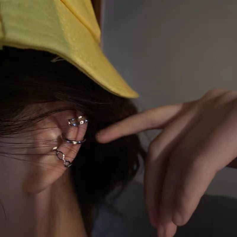 Womens Versatile & Minimalist Angel Wing Ear Cuffs